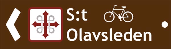 Direction sign for cyclists